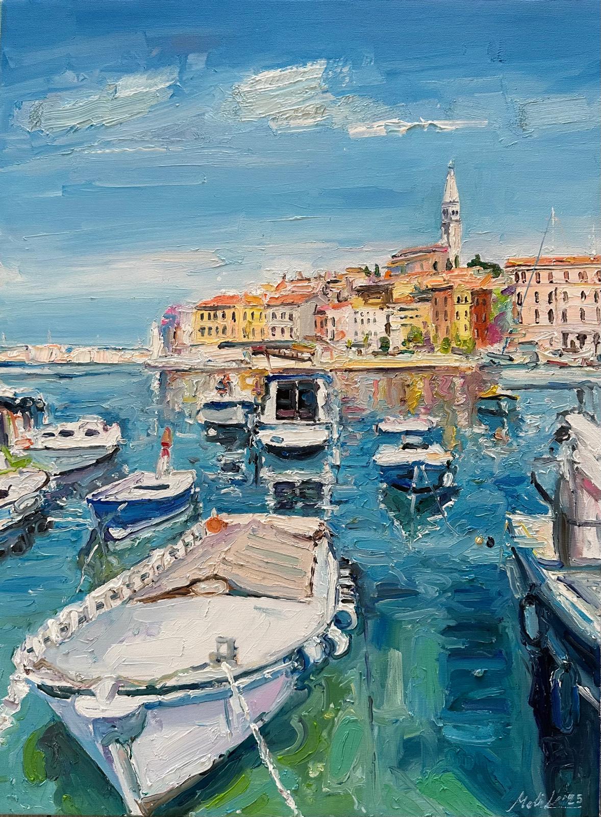 Harbour - oil on canvas - Prof.Melik - 50cm*70cm
