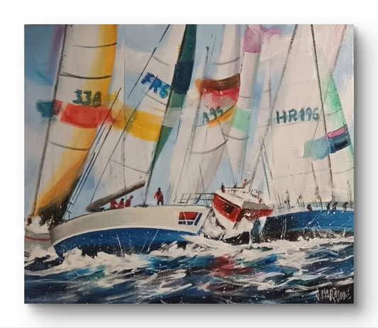 Regata - Acril - Nenad Marasović - 50cm*60cm